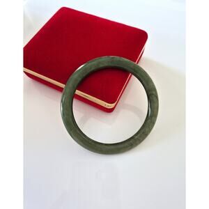 Vintage Jade Bangle Bracelet